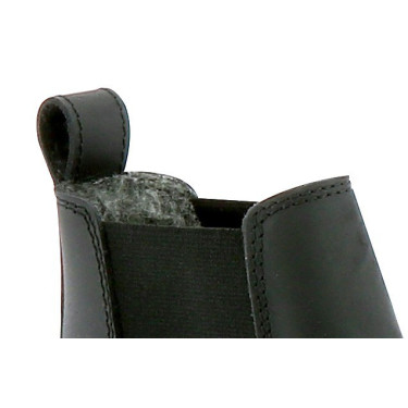 Equithème Streichkappen mit Lammfellfutter Schwarz