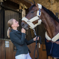 Wettkampfjacke Equithème Bale Schwarz