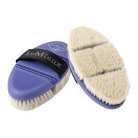 Weiche Bürste mit Ziegenhaar Flexi LeMieux Bluebell Blau Weiche Bürste mit Ziegenhaar Flexi LeMieux Bluebell Blau