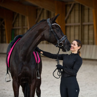 Anatomisches Trensenzaum Grayson Horze mit Strass Schwarz / schwarz Anatomisches Trensenzaum Grayson Horze mit Strass Schwarz / schwarz