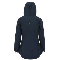 Softshell-Jacke Equithème Lila Marineblau