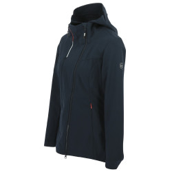 Softshell-Jacke Equithème Lila Marineblau