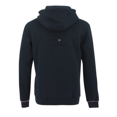Reißverschluss-Sweatshirt Equithème Nicolas Marineblau