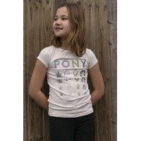 T-Shirt Equithème Lise Marineblau