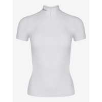 LeMieux Olivia Wettkampf-Poloshirt kurzärmelig Weiß Weiß