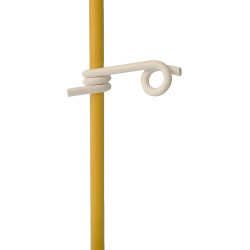 Isolator Schweineschwanz Ø 10 mm Lacmé 50 Stück Isolator Schweineschwanz Ø 10 mm Lacmé 50 Stück