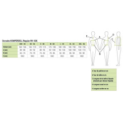 Komperdell FlexFit Regular Rückenprotektor Altes Modell Schwarz