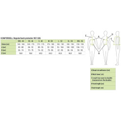 Komperdell FlexFit Regular Rückenprotektor Altes Modell Schwarz