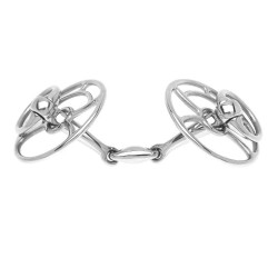 Gebiss Aufziehtrense Metalab JW doppelt gebrochen