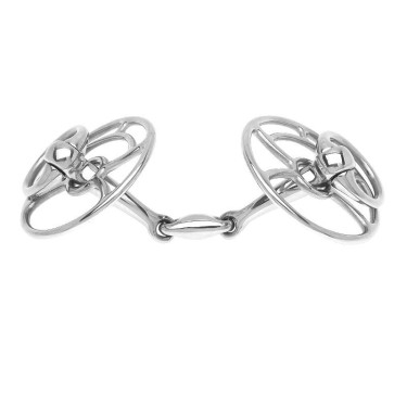 Gebiss Aufziehtrense Metalab JW doppelt gebrochen