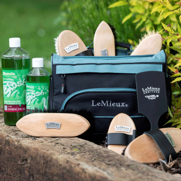 LeMieux ProKit Lite Grooming Putztasche Weise Blau