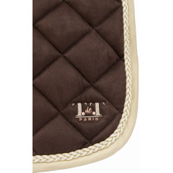 CSO-Schabracke Fontainebleau Wildleder T de T Schokolade / Beige Braun CSO-Schabracke Fontainebleau Wildleder T de T Schokolade / Beige Braun