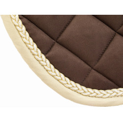 CSO-Schabracke Fontainebleau Wildleder T de T Schokolade / Beige Braun CSO-Schabracke Fontainebleau Wildleder T de T Schokolade / Beige Braun