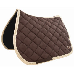 CSO-Schabracke Fontainebleau Wildleder T de T Schokolade / Beige Braun CSO-Schabracke Fontainebleau Wildleder T de T Schokolade / Beige Braun