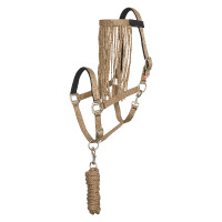 Halfter und Führstrick Anti-Fliegen Nylon Imperial Riding Sandbeige