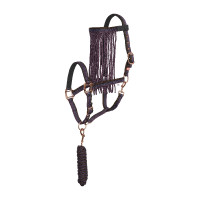 Halfter und Führstrick Anti-Fliegen Nylon Imperial Riding Multi-Bordeaux Mehrfarbig Halfter und Führstrick Anti-Fliegen Nylon Imperial Riding Multi-Bordeaux Mehrfarbig