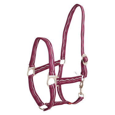 Halfter Imperial Riding Economic Rosa / Bordeaux / Silber Halfter Imperial Riding Economic Rosa / Bordeaux / Silber