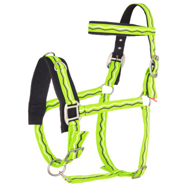 Imperial Riding Nylon-Kappzaum Grünes Neon Grün Imperial Riding Nylon-Kappzaum Grünes Neon Grün