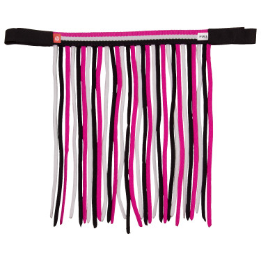 Nylon-Fliegenfransen mit Klettverschluss Imperial Riding Neonrosa