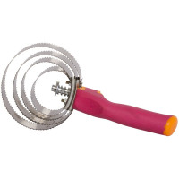 Runde Metallstriegel mit Griff Imperial Riding Papaya / Calypso Koralle Rosa Runde Metallstriegel mit Griff Imperial Riding Papaya / Calypso Koralle Rosa
