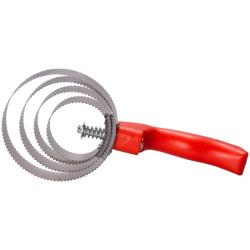 Runde Metallstriegel mit Griff Imperial Riding Rot Runde Metallstriegel mit Griff Imperial Riding Rot