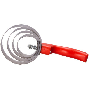 Runde Metallstriegel mit Griff Imperial Riding Rot Runde Metallstriegel mit Griff Imperial Riding Rot