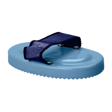 PVC-Striegel mit Griff Imperial Riding Blauer Hauch