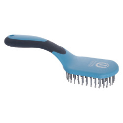 Mähnen- und Schweifbürste Imperial Riding Boomerang Marineblau / Silber