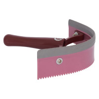 Couteau de chaleur cintré pvc avec caoutchouc Imperial Riding Rose / bordeaux / argent