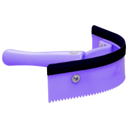 Gebogener PVC-Schweißmesser mit Gummi Imperial Riding Königliches Purpur