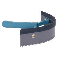 Gebogener PVC-Schweißmesser mit Gummi Imperial Riding Marineblau / Silber