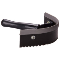 Gebogener PVC-Schweißmesser mit Gummi Imperial Riding Schwarz