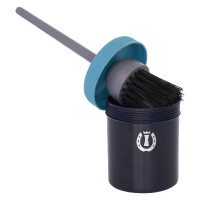 Fettpinsel für Hufe mit Topf Imperial Riding Marineblau / Silber