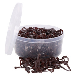 Silikon-Mähnengummis in Box Imperial Riding Braun Silikon-Mähnengummis in Box Imperial Riding Braun