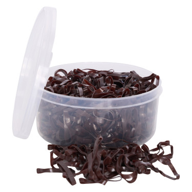 Silikon-Mähnengummis in Box Imperial Riding Braun Silikon-Mähnengummis in Box Imperial Riding Braun