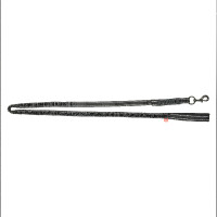 Anbindestrick Imperial Riding Flexi-Fleece Schwarz / reflektierend