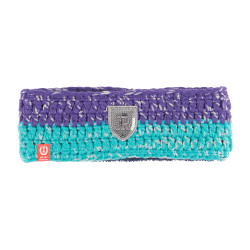 Stirnband Imperial Riding Headlines 2.0 Königliches Violett / Jadegrün Lila