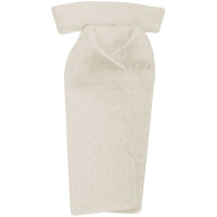 Jagdkrawatte mit Imperial Riding Motiv Schecke in Elfenbein Weiß