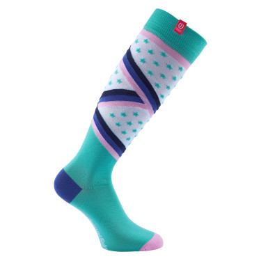 Imperial Riding Stars & Stripes Socken Jadegrün
