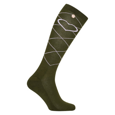 Socken Imperial Riding Imperial Heart Dunkle Olive Gr&uuml;n