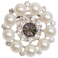 Epingle à cravate Imperial Riding Crystal Perle