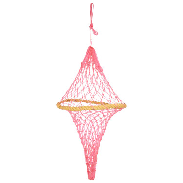 Heunetz mit Ring Imperial Riding Easyfill Neonrosa