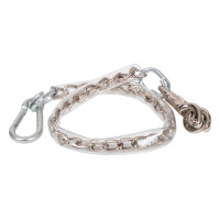 Longe chaîne pour camion gaine de plastique transparent 70cm / Longe chaîne pour camion gaine de plastique transparent 70cm /