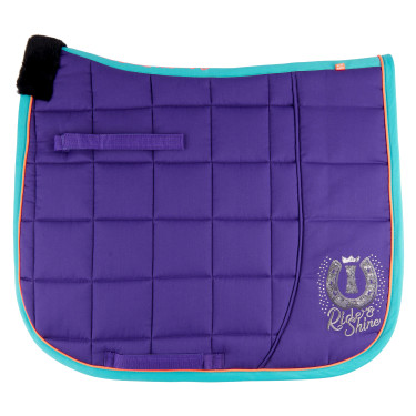 Satteldecke Imperial Imperial Riding Time to Shine Dressur Königliches Violett / Jadegrün Lila Satteldecke Imperial Imperial Riding Time to Shine Dressur Königliches Violett / Jadegrün Lila