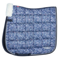 Satteldecke Imperial Riding Imperial Ambient AOP Dressur Bloom der Marine Blau