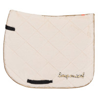 Satteldecke Imperial Riding Candy Cotton Dressur Weißgold