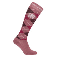 Argyle Socken HV Polo Malve