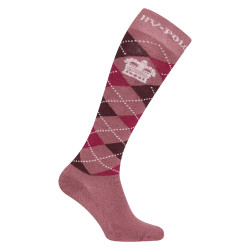 Argyle Socken HV Polo Malve