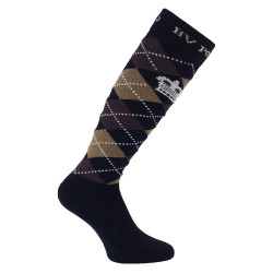 Argyle Socken HV Polo Marine / Kaffee / Taupe Blau Argyle Socken HV Polo Marine / Kaffee / Taupe Blau
