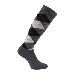 Argyle Socken HV Polo Kohle / Schwarz / Taupe Grau Argyle Socken HV Polo Kohle / Schwarz / Taupe Grau